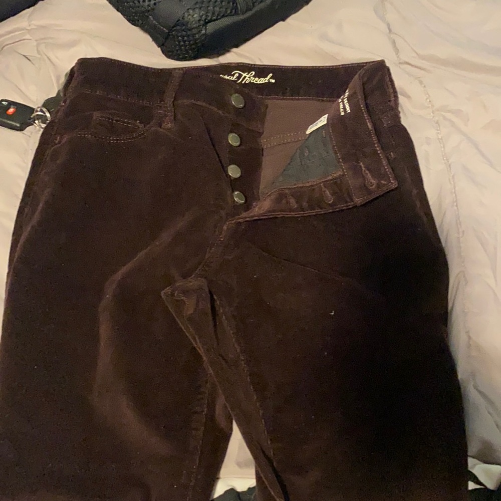 Velvet jeans